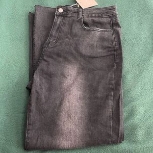 Kittenish NICO BLACK DISTRESSED SKINNY DENIM JEANS